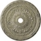 Ekena Millwork Palmetto Medallion (Canopies up to 7 5/8"), 31 1/2"OD x 3 5/8"ID x 1 3/4"P, Castle Stone Crackle CM31PMCSC - alternate 1